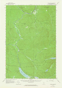 Download a high-resolution, GPS-compatible USGS topo map for Baker Lake, ME (1964 edition)