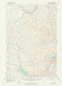 Download a high-resolution, GPS-compatible USGS topo map for Baker Lake, ME (1964 edition)