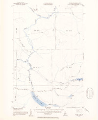 preview thumbnail of historical topo map of Somerset County, ME in 1954
