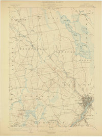 1902 Map of Bangor, ME