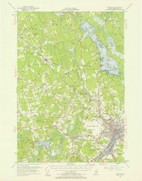 Download a high-resolution, GPS-compatible USGS topo map for Bangor, ME (1957 edition)