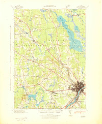 1942 Map of Bangor, ME