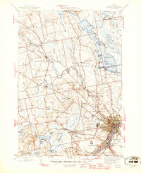 Download a high-resolution, GPS-compatible USGS topo map for Bangor, ME (1946 edition)