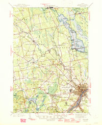 1946 Map of Bangor, ME