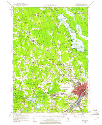 preview thumbnail of historical topo map of Bangor, ME in 1955
