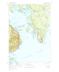 Download a high-resolution, GPS-compatible USGS topo map for Bar Harbor, ME (1967 edition)