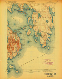 Download a high-resolution, GPS-compatible USGS topo map for Bar Harbor, ME (1920 edition)