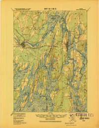 1920 Map of Bath, ME