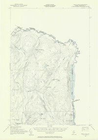 Download a high-resolution, GPS-compatible USGS topo map for Beau Lake, ME (1956 edition)