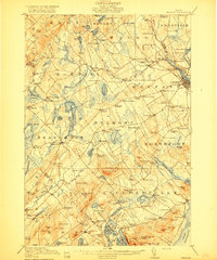 Download a high-resolution, GPS-compatible USGS topo map for Belfast, ME (1917 edition)