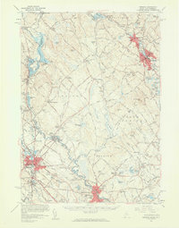 preview thumbnail of historical topo map of York County, ME in 1958
