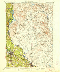 Download a high-resolution, GPS-compatible USGS topo map for Berwick, ME (1937 edition)