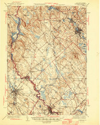 Download a high-resolution, GPS-compatible USGS topo map for Berwick, ME (1944 edition)