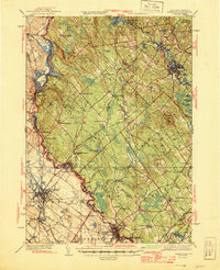 Download a high-resolution, GPS-compatible USGS topo map for Berwick, ME (1944 edition)