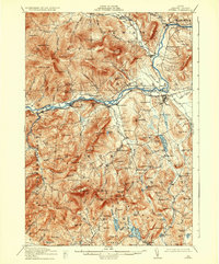 1914 Map of Bethel, ME, 1935 Print