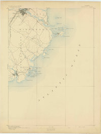 preview thumbnail of historical topo map of Biddeford, ME in 1893