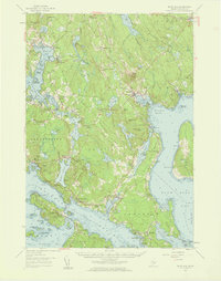 Download a high-resolution, GPS-compatible USGS topo map for Blue Hill, ME (1959 edition)