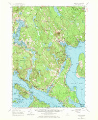 Download a high-resolution, GPS-compatible USGS topo map for Blue Hill, ME (1971 edition)