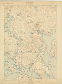 Download a high-resolution, GPS-compatible USGS topo map for Bluehill, ME (1904 edition)