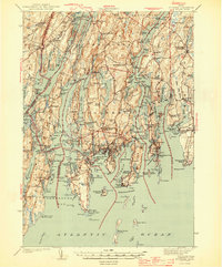 Download a high-resolution, GPS-compatible USGS topo map for Boothbay, ME (1944 edition)