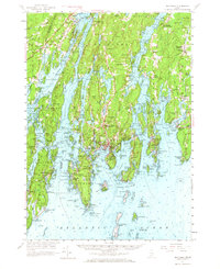 Download a high-resolution, GPS-compatible USGS topo map for Boothbay, ME (1965 edition)