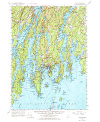 Download a high-resolution, GPS-compatible USGS topo map for Boothbay, ME (1972 edition)