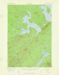 Download a high-resolution, GPS-compatible USGS topo map for Brassua Lake, ME (1959 edition)