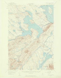 Download a high-resolution, GPS-compatible USGS topo map for Brassua Lake, ME (1959 edition)