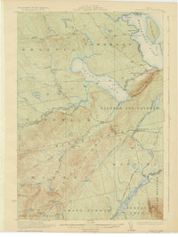 Download a high-resolution, GPS-compatible USGS topo map for Brassua Lake, ME (1923 edition)