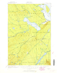 1921 Map of Brassua Lake
