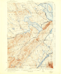 Download a high-resolution, GPS-compatible USGS topo map for Brassua Lake, ME (1942 edition)