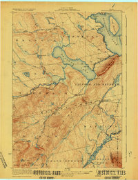 preview thumbnail of historical topo map of Somerset County, ME in 1923