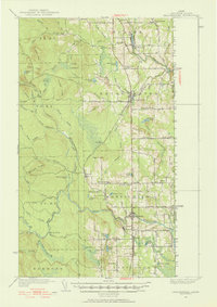 preview thumbnail of historical topo map of Aroostook County, ME in 1951