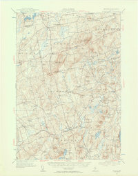 preview thumbnail of historical topo map of Waldo County, ME in 1955