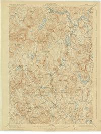 preview thumbnail of historical topo map of Oxford County, ME in 1913