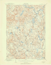 Download a high-resolution, GPS-compatible USGS topo map for Buckfield, ME (1958 edition)
