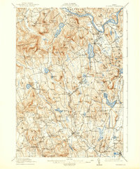 Download a high-resolution, GPS-compatible USGS topo map for Buckfield, ME (1939 edition)