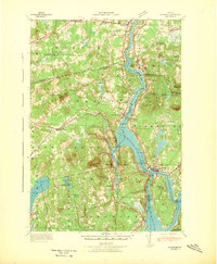 preview thumbnail of historical topo map of Waldo County, ME in 1942