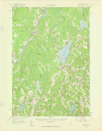 preview thumbnail of historical topo map of Waldo County, ME in 1957
