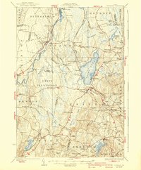 Download a high-resolution, GPS-compatible USGS topo map for Burnham, ME (1940 edition)
