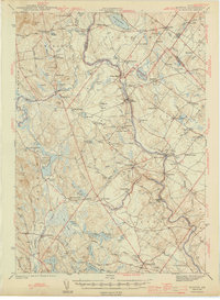 Download a high-resolution, GPS-compatible USGS topo map for Buxton, ME (1944 edition)