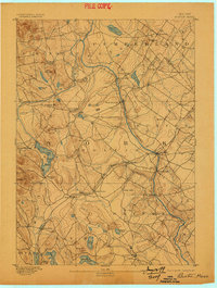 Download a high-resolution, GPS-compatible USGS topo map for Buxton, ME (1898 edition)