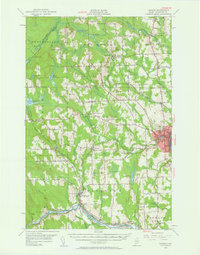 Download a high-resolution, GPS-compatible USGS topo map for Caribou, ME (1961 edition)