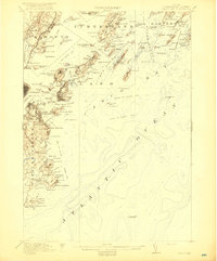 Download a high-resolution, GPS-compatible USGS topo map for Casco Bay, ME (1916 edition)