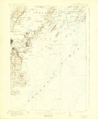 Download a high-resolution, GPS-compatible USGS topo map for Casco Bay, ME (1925 edition)