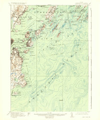 Download a high-resolution, GPS-compatible USGS topo map for Casco Bay, ME (1936 edition)