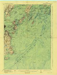 Download a high-resolution, GPS-compatible USGS topo map for Casco Bay, ME (1930 edition)