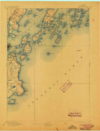 Download a high-resolution, GPS-compatible USGS topo map for Casco Bay, ME (1904 edition)