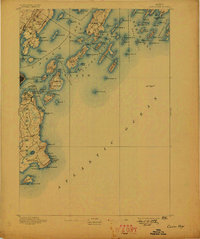 Download a high-resolution, GPS-compatible USGS topo map for Casco Bay, ME (1898 edition)