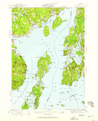 preview thumbnail of historical topo map of Waldo County, ME in 1941